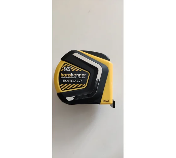 Рулетка 5мх27мм Hanskonner HK2010-02-5-27, HK2010-02-5-27 Рулетка 5мх27мм Hanskonner HK2010-02-5-27