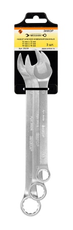 Набор ключей комбинированных 3 ШТ ЭНКОР 26239, 26239 Набор ключей комбинированных 3 ШТ ЭНКОР 26239