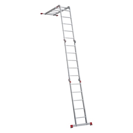 Лестница-трансформер алюминиевая профессиональная Новая Высота NV 3320, 4х5, ширина 400 мм (3320405), 3320405 Лестница-трансформер алюминиевая профессиональная Новая Высота NV 3320, 4х5, ширина 400 мм (3320405)