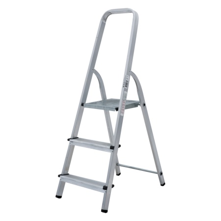 Стремянка алюминиевая односторонняя Новая Высота NV 1110, 1х3 ступени 80 мм (1110103), 1110103 Стремянка алюминиевая односторонняя Новая Высота NV 1110, 1х3 ступени 80 мм (1110103)