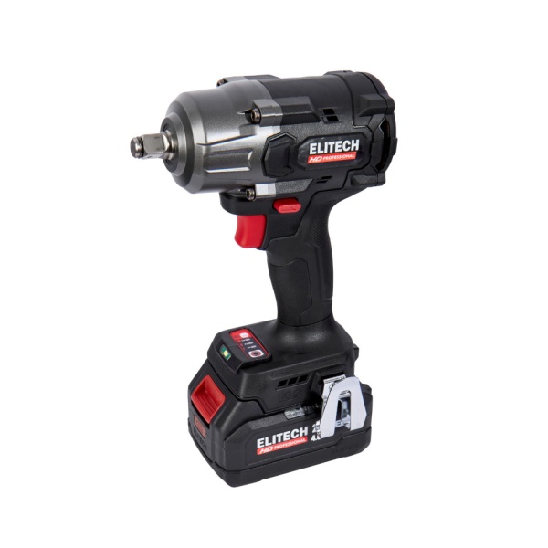 Гайковерт ударный аккумуляторный Elitech HD CW 2009SL (1/2", 850Нм, 1х4,0А/ч) E2201.059.01, CW 2009SL (E2201.059.01) Гайковерт ударный аккумуляторный Elitech HD CW 2009SL (1/2", 850Нм, 1х4,0А/ч) E2201.059.01