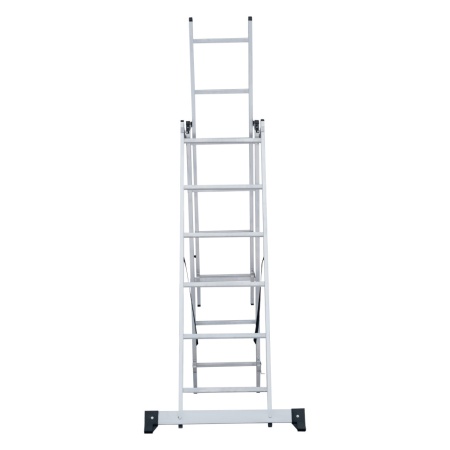 Лестница алюминиевая трёхсекционная Новая Высота NV 1230, 3х6 (1230306), 1230306 Лестница алюминиевая трёхсекционная Новая Высота NV 1230, 3х6 (1230306)