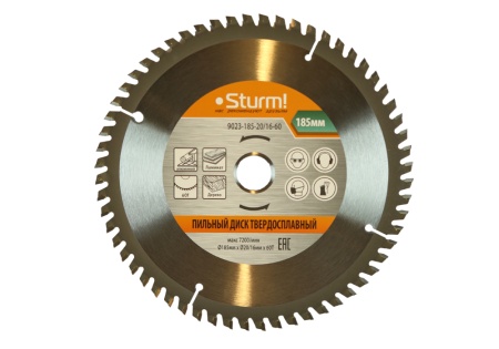    185x20/16x60 STURM 9023-185-20/16-60