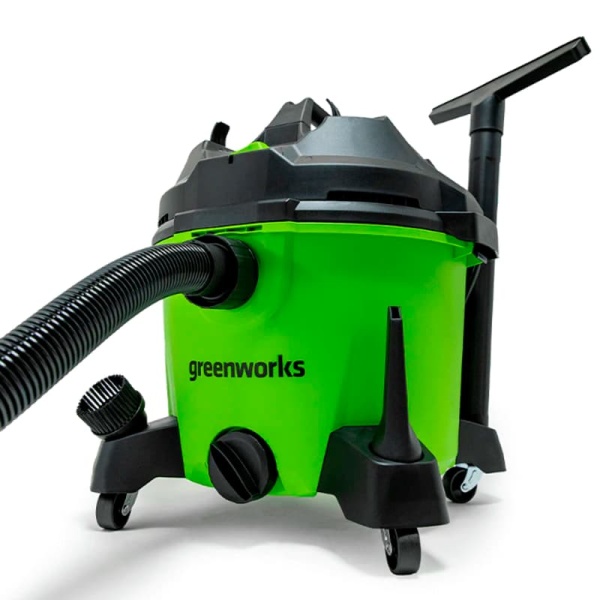 Пылесос строительный GREENWORKS G120WDV (4701207), 4701207 Пылесос строительный GREENWORKS G120WDV (4701207)