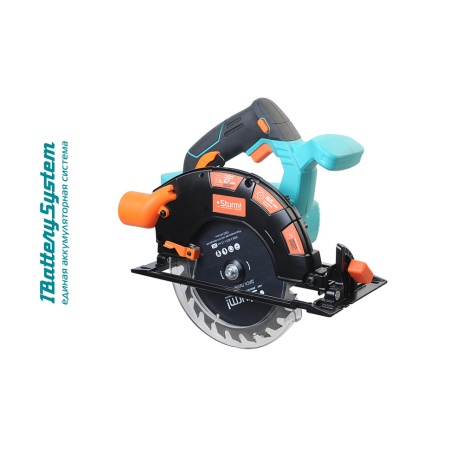 Пила циркулярная аккумуляторная STURM CCS1867BL (1BatterySystem18V, без АКБ и ЗУ), CCS1867BL Пила циркулярная аккумуляторная STURM CCS1867BL (1BatterySystem18V, без АКБ и ЗУ)