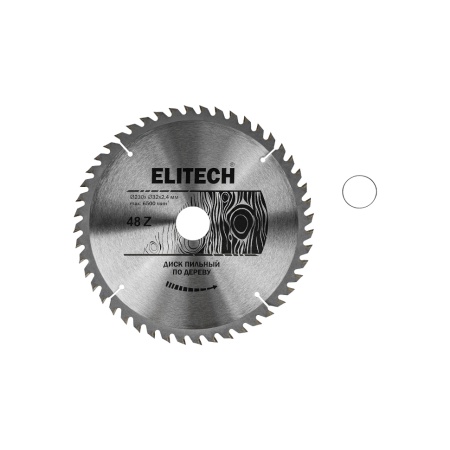���� ������� �� ������ 230x30/32x2.4 ��, 48T Elitech (1820.056100)