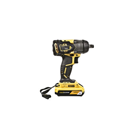Гайковерт ударный аккумуляторный HANSKONNER HCD18350S (UniBattery, бесщ., АКБ 2.4Ач*2 и ЗУ), HCD18350S Гайковерт ударный аккумуляторный HANSKONNER HCD18350S (UniBattery, бесщ., АКБ 2.4Ач*2 и ЗУ)
