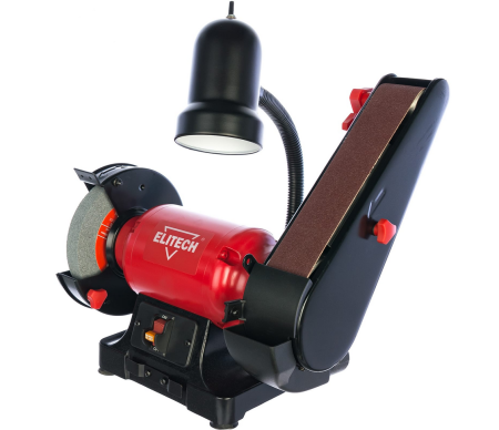 Точильный станок Elitech CT 300 PC (круг/лента), СТ 300PC Точильный станок Elitech CT 300 PC (круг/лента)