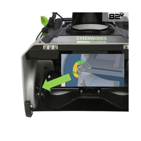 Аккумуляторный снегоуборщик GREENWORKS 82SN22 (82V, 56см, бесщеточный, без АКБ/ЗУ) 2603307, 2603307 Аккумуляторный снегоуборщик GREENWORKS 82SN22 (82V, 56см, бесщеточный, без АКБ/ЗУ) 2603307
