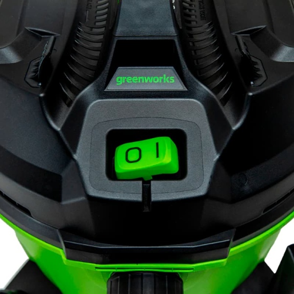 Пылесос строительный GREENWORKS G120WDV (4701207), 4701207 Пылесос строительный GREENWORKS G120WDV (4701207)