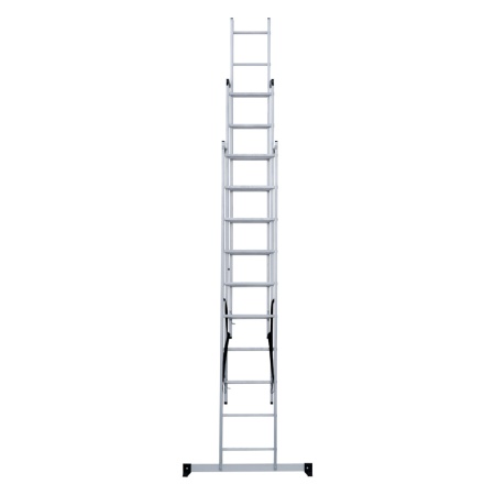 Лестница алюминиевая трёхсекционная Новая Высота NV 1230, 3х10 (1230310), 1230310 Лестница алюминиевая трёхсекционная Новая Высота NV 1230, 3х10 (1230310)