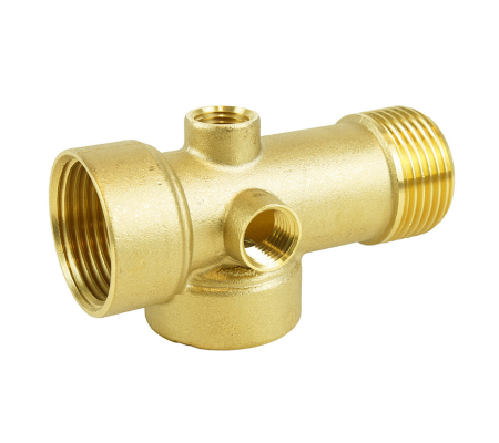 Штуцер STURM WP97JSU-5 5-ти выводной латунный для насосных станций, WP97JSU-5 Штуцер STURM WP97JSU-5 5-ти выводной латунный для насосных станций