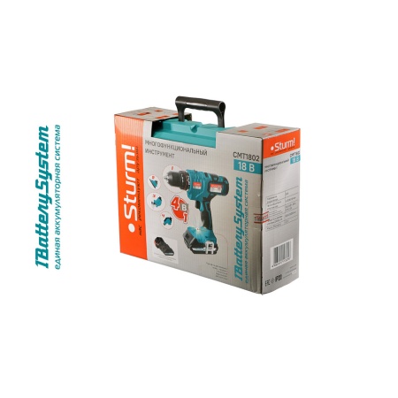 ������������������� ���������� �������������� Sturm CMT1802 (1BatterySystem18V, 2x��� 2�� � ��)