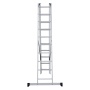 Лестница алюминиевая трёхсекционная Новая Высота NV 1230, 3х10 (1230310), 1230310 Лестница алюминиевая трёхсекционная Новая Высота NV 1230, 3х10 (1230310)
