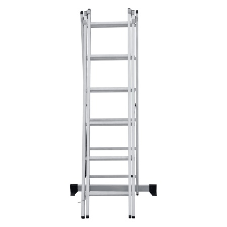 Лестница алюминиевая трёхсекционная Новая Высота NV 1230, 3х6 (1230306), 1230306 Лестница алюминиевая трёхсекционная Новая Высота NV 1230, 3х6 (1230306)