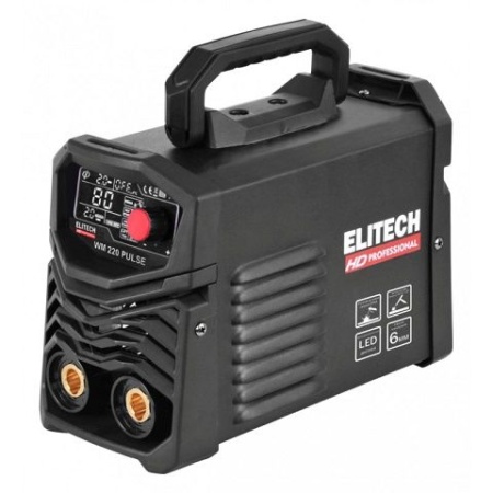 Сварочный инвертор ELITECH HD WM 220 PULSE, WM 220 PULSE Сварочный инвертор ELITECH HD WM 220 PULSE