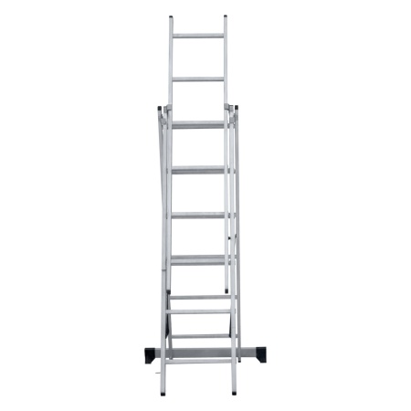 Лестница алюминиевая трёхсекционная Новая Высота NV 1230, 3х6 (1230306), 1230306 Лестница алюминиевая трёхсекционная Новая Высота NV 1230, 3х6 (1230306)