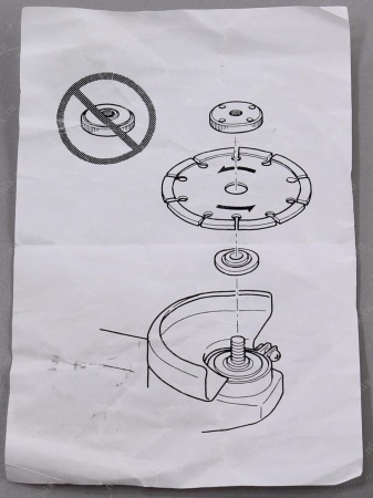 Гайка Быстрозажимная (БЗП) для УШМ Makita, 192567-3 Гайка Быстрозажимная (БЗП) для УШМ Makita