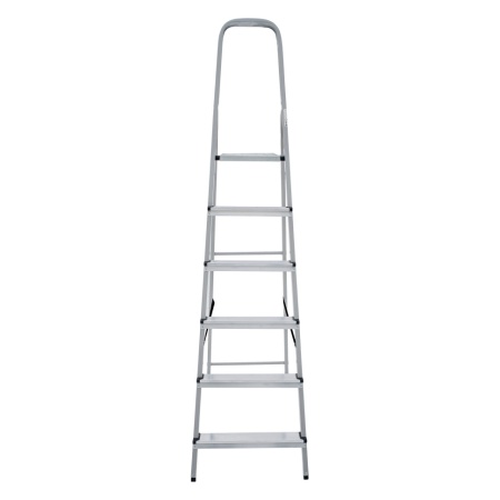 Стремянка стальная с алюминиевыми ступенями односторонняя Новая Высота NV 1130, 1х6, 80мм (1130106), 1130106 Стремянка стальная с алюминиевыми ступенями односторонняя Новая Высота NV 1130, 1х6, 80мм (1130106)