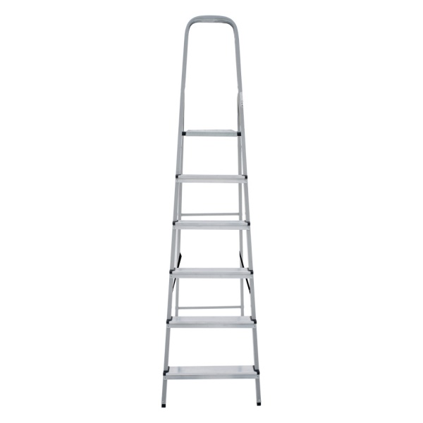 Стремянка стальная с алюминиевыми ступенями односторонняя Новая Высота NV 1130, 1х6, 80мм (1130106), 1130106 Стремянка стальная с алюминиевыми ступенями односторонняя Новая Высота NV 1130, 1х6, 80мм (1130106)