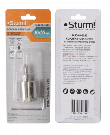������� �������� �� �������� � ������ (30�55��, �����. ������) STURM 1055-09-3055