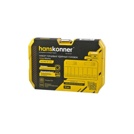 ����� ������� ������� 10-24��, 1/2", CrMo, ���������� 10 �� HANSKONNER (HK1045-18-1/2L)
