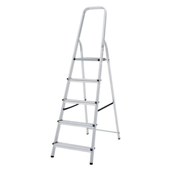 Стремянка алюминиевая односторонняя Новая Высота NV 1110, 1х5 ступеней 80 мм (1110105), 1110105 Стремянка алюминиевая односторонняя Новая Высота NV 1110, 1х5 ступеней 80 мм (1110105)