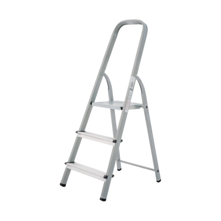 Стремянка стальная с алюминиевыми ступенями односторонняя Новая Высота NV 1130, 1х3, 80мм (1130103), 1130103 Стремянка стальная с алюминиевыми ступенями односторонняя Новая Высота NV 1130, 1х3, 80мм (1130103)