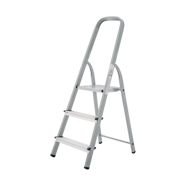 Стремянка стальная с алюминиевыми ступенями односторонняя Новая Высота NV 1130, 1х3, 80мм (1130103), 1130103 Стремянка стальная с алюминиевыми ступенями односторонняя Новая Высота NV 1130, 1х3, 80мм (1130103)