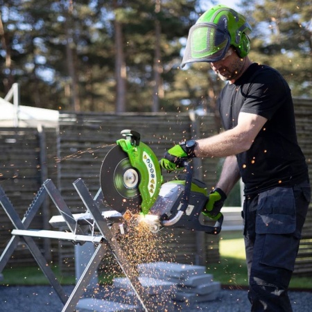 Бетонорез аккумуляторный GREENWORKS 82PC14 (82V, 4,3кВт, 350мм, без АКБ И ЗУ) 1501307, 1501307 Бетонорез аккумуляторный GREENWORKS 82PC14 (82V, 4,3кВт, 350мм, без АКБ И ЗУ) 1501307