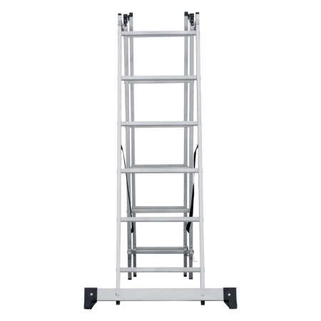 Лестница алюминиевая трёхсекционная Новая Высота NV 1230, 3х6 (1230306), 1230306 Лестница алюминиевая трёхсекционная Новая Высота NV 1230, 3х6 (1230306)