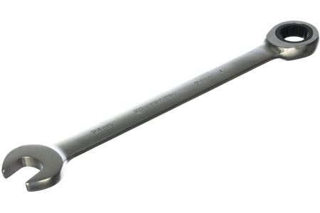 Ключ трещоточный комбинированный BERGER 24мм BG1107, BG1107 Ключ трещоточный комбинированный BERGER 24мм BG1107