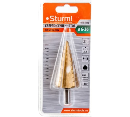 ������ ����������� �� ������� STURM 1055-S636 (6-36��, ��� 3��, HSS+TIN)