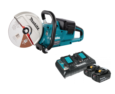 Резчик аккумуляторный Makita DCE090ZX1+2хBL1850B+DC18RD, DCE090ZX1+191L75-3 Резчик аккумуляторный Makita DCE090ZX1+2хBL1850B+DC18RD