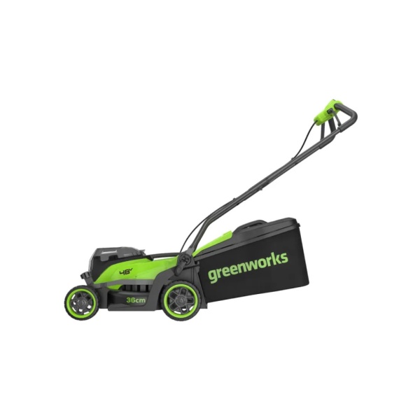 Газонокосилка аккумуляторная GREENWORKS GD24X2LM361 (2x24V, 36см, бесщеточная, без АКБ и ЗУ) 2520707, 2520707 Газонокосилка аккумуляторная GREENWORKS GD24X2LM361 (2x24V, 36см, бесщеточная, без АКБ и ЗУ) 2520707