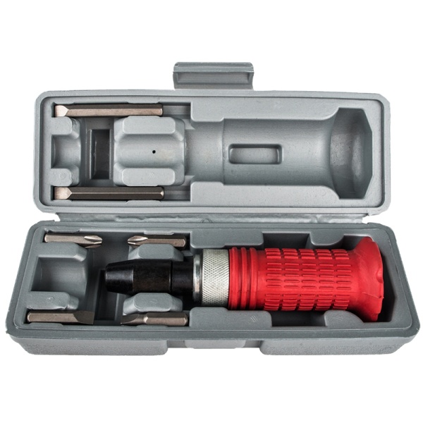 Отвертка ударно-поворотная 1/2", биты 6 шт STURM 1040-10-S7 Отвертка ударно-поворотная 1/2", биты 6 шт STURM 1040-10-S7