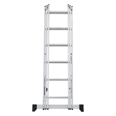 Лестница алюминиевая трёхсекционная Новая Высота NV 1230, 3х6 (1230306), 1230306 Лестница алюминиевая трёхсекционная Новая Высота NV 1230, 3х6 (1230306)