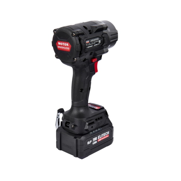 Гайковерт ударный аккумуляторный Elitech HD CW 2009SL (1/2", 850Нм, 1х4,0А/ч) E2201.059.01, CW 2009SL (E2201.059.01) Гайковерт ударный аккумуляторный Elitech HD CW 2009SL (1/2", 850Нм, 1х4,0А/ч) E2201.059.01