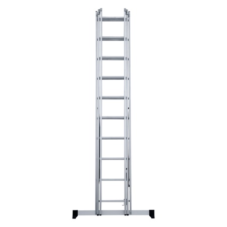 Лестница алюминиевая трёхсекционная Новая Высота NV 1230, 3х10 (1230310), 1230310 Лестница алюминиевая трёхсекционная Новая Высота NV 1230, 3х10 (1230310)