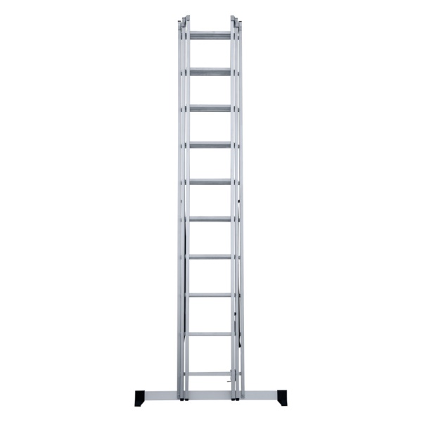 Лестница алюминиевая трёхсекционная Новая Высота NV 1230, 3х10 (1230310), 1230310 Лестница алюминиевая трёхсекционная Новая Высота NV 1230, 3х10 (1230310)