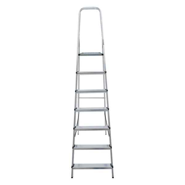 Стремянка алюминиевая односторонняя Новая Высота NV 1110, 1х7 ступеней 80 мм (1110107), 1110107 Стремянка алюминиевая односторонняя Новая Высота NV 1110, 1х7 ступеней 80 мм (1110107)