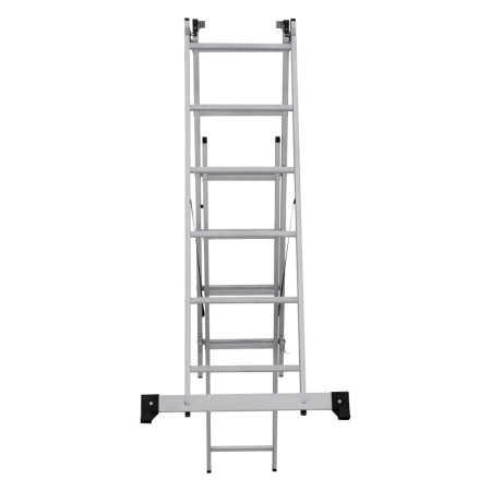 Лестница алюминиевая трёхсекционная Новая Высота NV 1230, 3х6 (1230306), 1230306 Лестница алюминиевая трёхсекционная Новая Высота NV 1230, 3х6 (1230306)