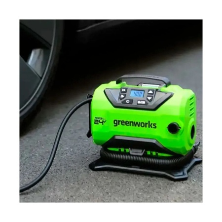 Компрессор автомобильный аккумуляторный GREENWORKS ACG301 (без АКБ и ЗУ) 3400807, 3400807 Компрессор автомобильный аккумуляторный GREENWORKS ACG301 (без АКБ и ЗУ) 3400807