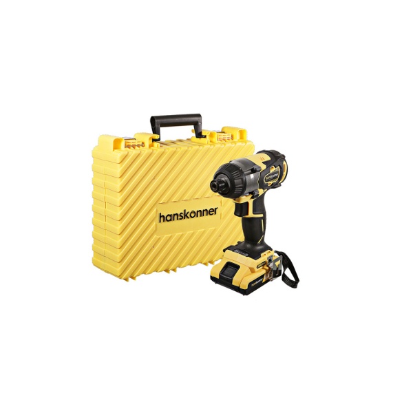 Винтовёрт ударный аккумуляторный HANSKONNER HCD18280H (UniBattery, бесщ., АКБ 2.4Ач*2 и ЗУ), HCD18280H Винтовёрт ударный аккумуляторный HANSKONNER HCD18280H (UniBattery, бесщ., АКБ 2.4Ач*2 и ЗУ)