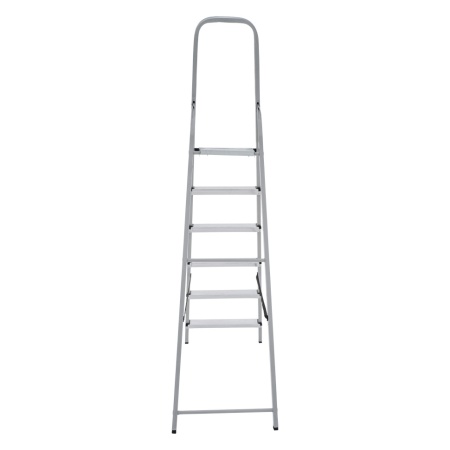 Стремянка стальная с алюминиевыми ступенями односторонняя Новая Высота NV 1130, 1х6, 80мм (1130106), 1130106 Стремянка стальная с алюминиевыми ступенями односторонняя Новая Высота NV 1130, 1х6, 80мм (1130106)