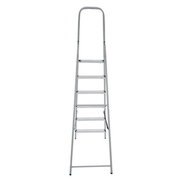 Стремянка стальная с алюминиевыми ступенями односторонняя Новая Высота NV 1130, 1х6, 80мм (1130106), 1130106 Стремянка стальная с алюминиевыми ступенями односторонняя Новая Высота NV 1130, 1х6, 80мм (1130106)