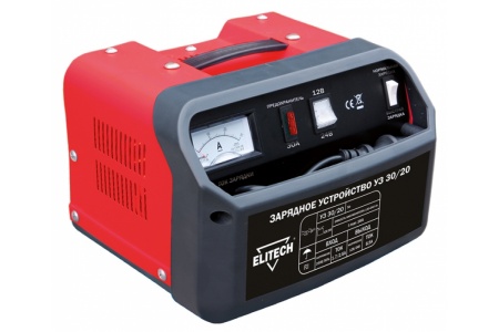 Зарядное устройство Elitech УЗ 30/20, УЗ 30/20 Зарядное устройство Elitech УЗ 30/20