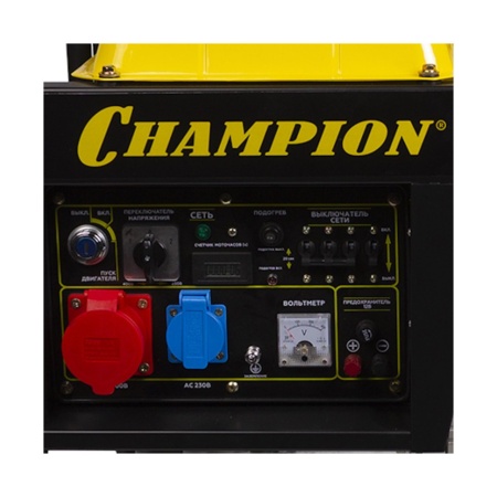 Генератор дизельный CHAMPION DG6501E-3, DG6501E-3 Генератор дизельный CHAMPION DG6501E-3
