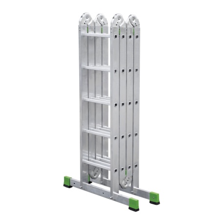 Лестница-трансформер алюминиевая Новая Высота NV 2322, 4х5 перекладин, ширина 400 мм (2322405), 2322405 Лестница-трансформер алюминиевая Новая Высота NV 2322, 4х5 перекладин, ширина 400 мм (2322405)