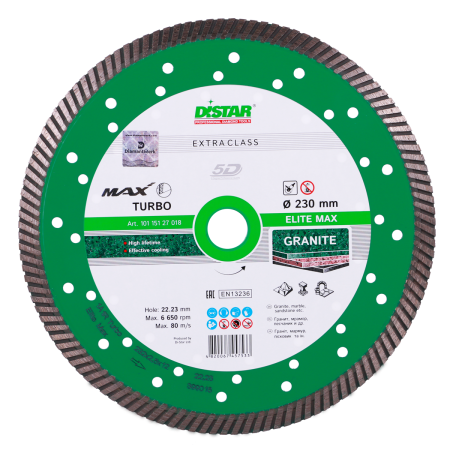 ���� �������� DISTAR Elite Max Turbo 230x2.5x12x22.225 101 151 27 018